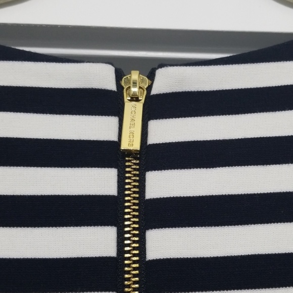 Michael Kors Navy and White striped mini dress - Picture 5 of 5